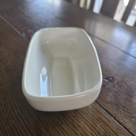 Vtg Syracuse China Squared Oblong Small Bowl "Golfers" Made For The Broadmoor - Picture 3 of 6